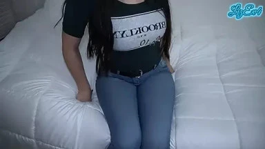 Video thumbnails for 'tremendous ass of my friend's girlfriend with tight jeans. real orgasm and creampie. She left my semen inside her pussy' depicting girlfriend, tight, jeans, orgasm, creampie