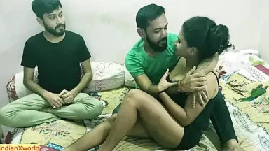 Video thumbnails for Hot Girlfriend vs two guys!! Dada tomari grillfriend ko mene chudna chataho! Indian real threesome sex depicting grillfriend, threesome