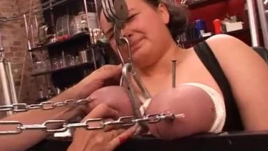 Video thumbnails for 'TG Alina V03 - Master Serpent - Extreme BDSM Pain Slut' depicting skewered pussy, painful bdsm, tor*ure galaxy, fake tits, nailing on board